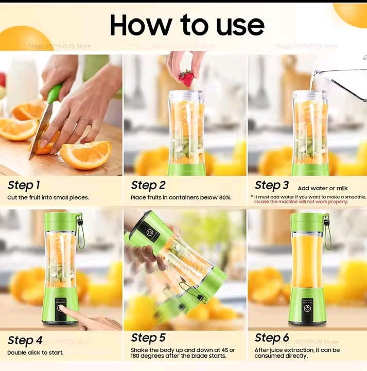 Portable Smoothie Maker - USB Charging
