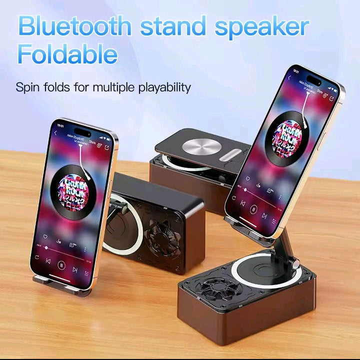 3-in-1 Bluetooth Speaker with Power Bank & Phone Holder